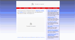 Desktop Screenshot of dbwebdoctor.com